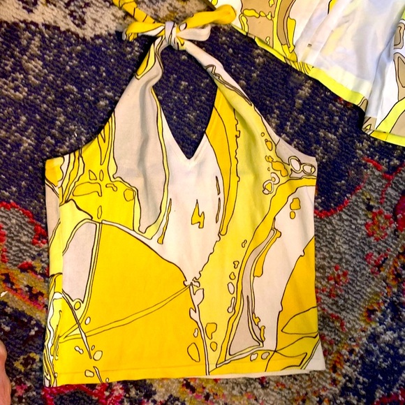 A | LINE jacket &matching halter top. (2 pieces)Jacket size 6,halter is a M EUC* - Picture 2 of 7